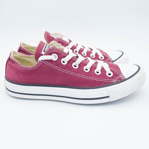 Maroon Converse All Star Low Tops Women's 7 - Picture 4 of 7